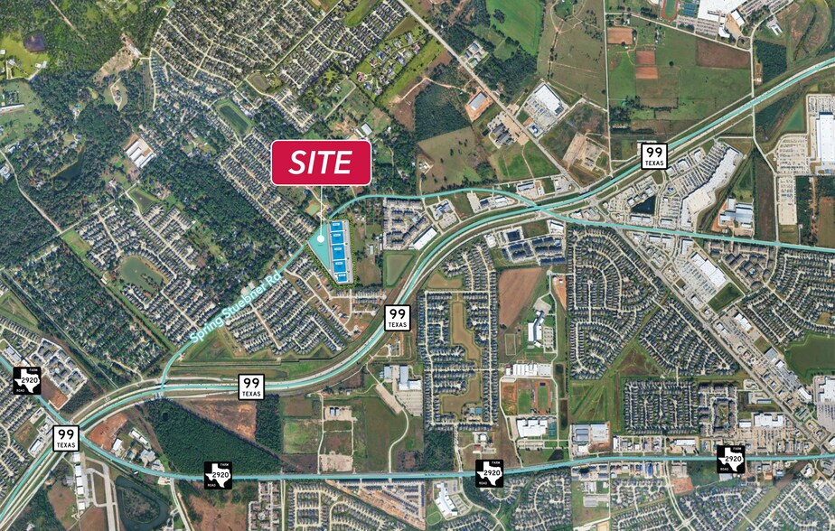 7901 Spring Stuebner Rd, Spring, TX à vendre - Aérien – Image 3 sur 3