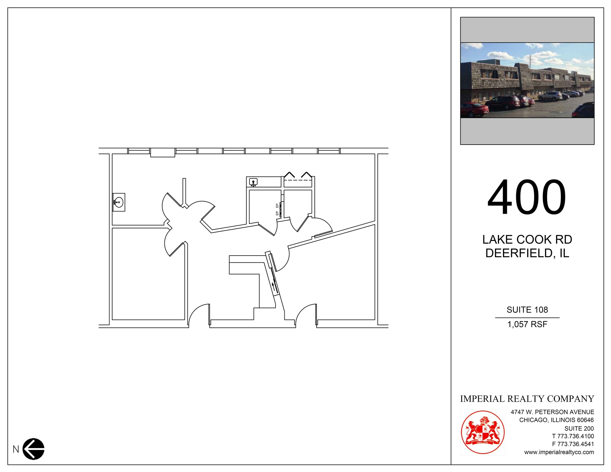 400 Lake Cook Rd, Deerfield, IL à louer Plan de site– Image 1 sur 9