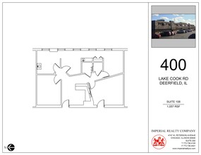 400 Lake Cook Rd, Deerfield, IL à louer Plan de site– Image 1 sur 9
