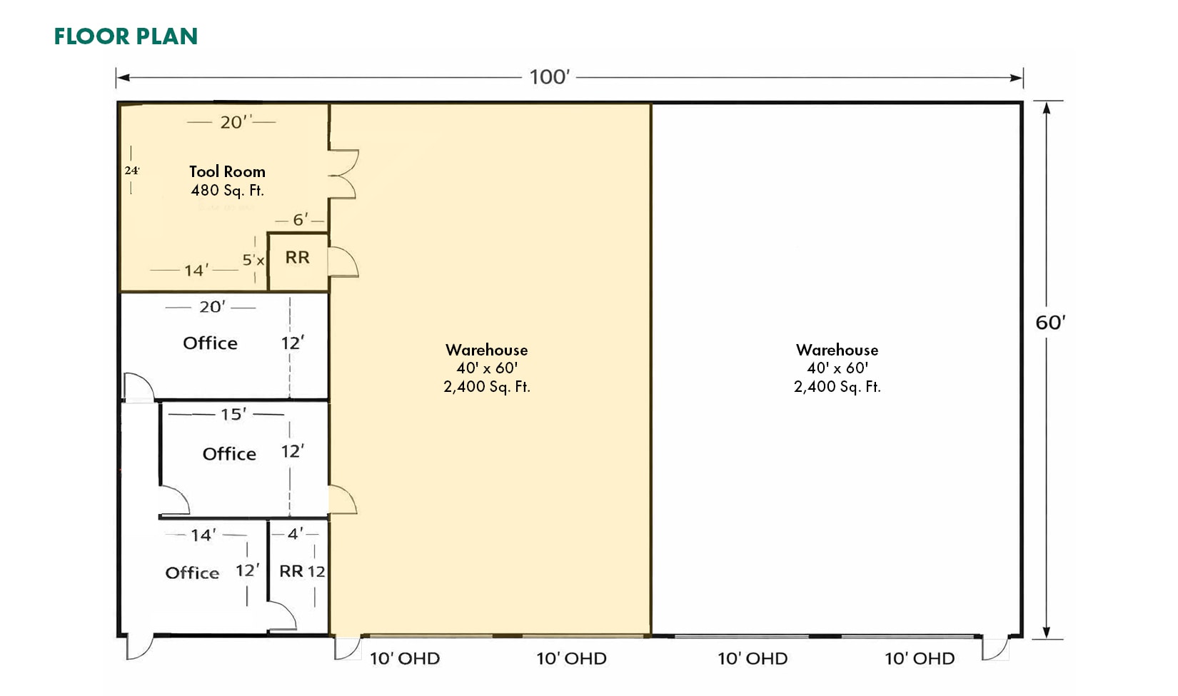 17430 East St, North Fort Myers, FL à louer Plan d’étage– Image 1 sur 1