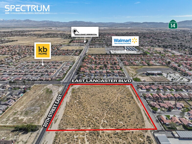 20th St E & Lancaster Blvd, Lancaster, CA à vendre - Photo de l’immeuble – Image 1 sur 7
