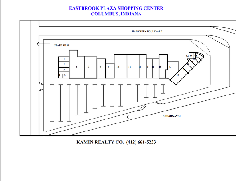 2520-2630 Eastbrook Plz, Columbus, IN à louer - Photo de l’immeuble – Image 3 sur 3