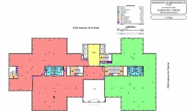Bureau dans Montigny-le-Bretonneux à louer Plan d’étage– Image 2 sur 3