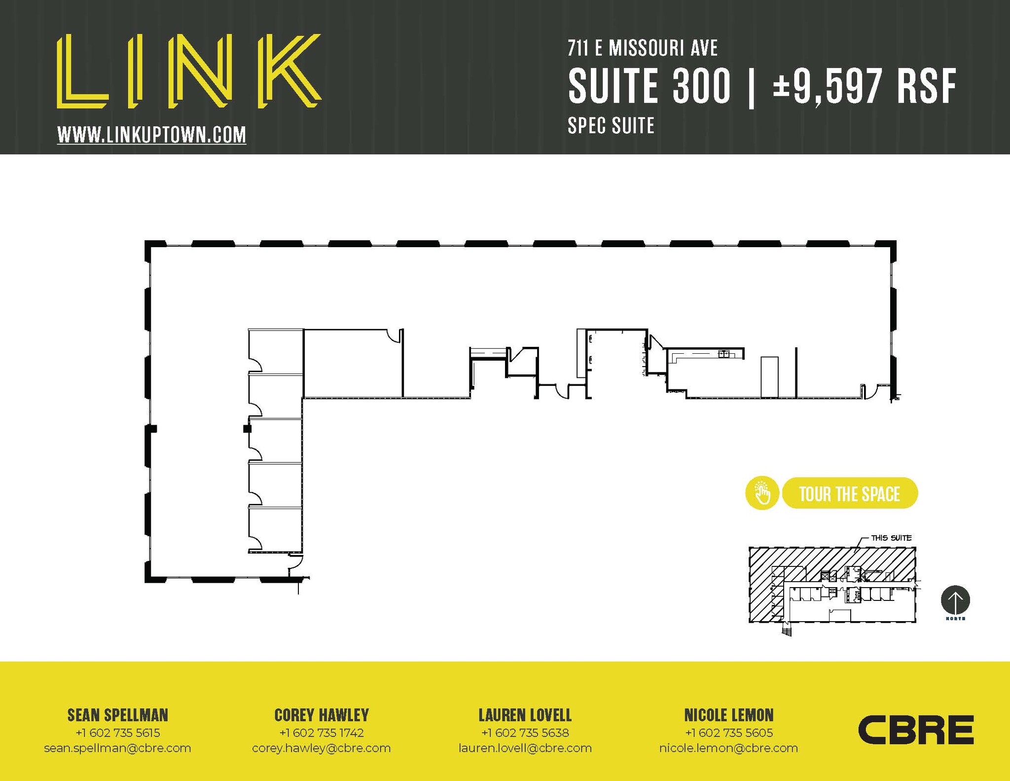 711 E Missouri Ave, Phoenix, AZ à louer Plan d’étage– Image 1 sur 1