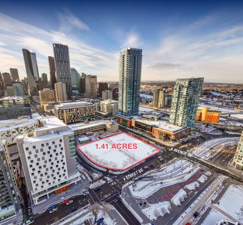 431 6 Av SE, Calgary, AB à vendre Aérien– Image 1 sur 2