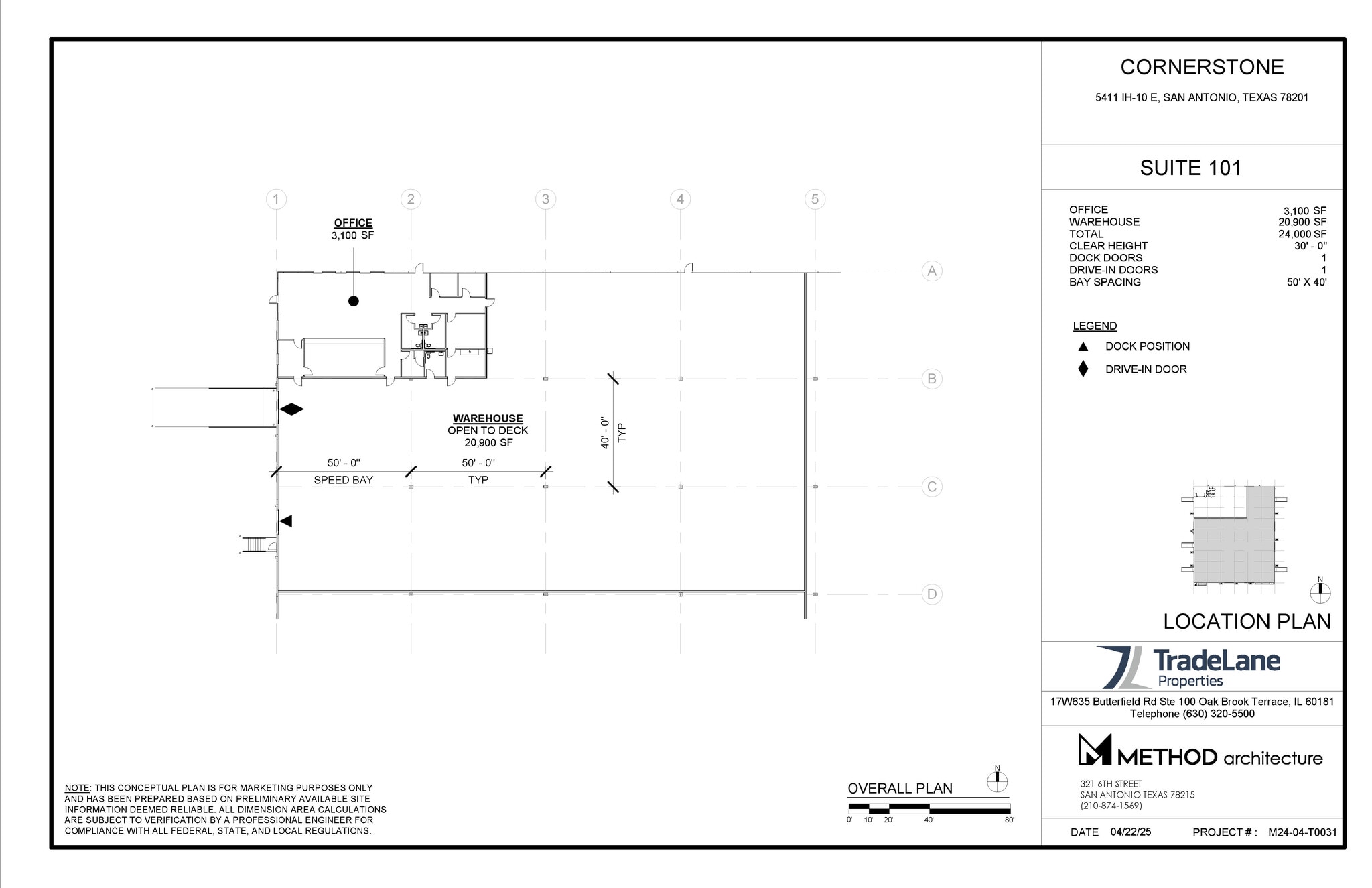 5411 IH-10, San Antonio, TX à louer Plan d’étage– Image 1 sur 1