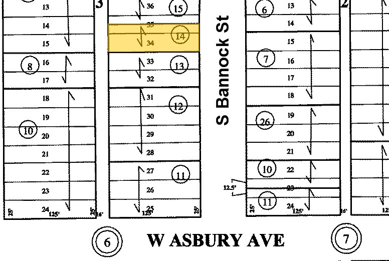 1941 S Bannock St, Denver, CO à vendre - Plan cadastral – Image 3 sur 3