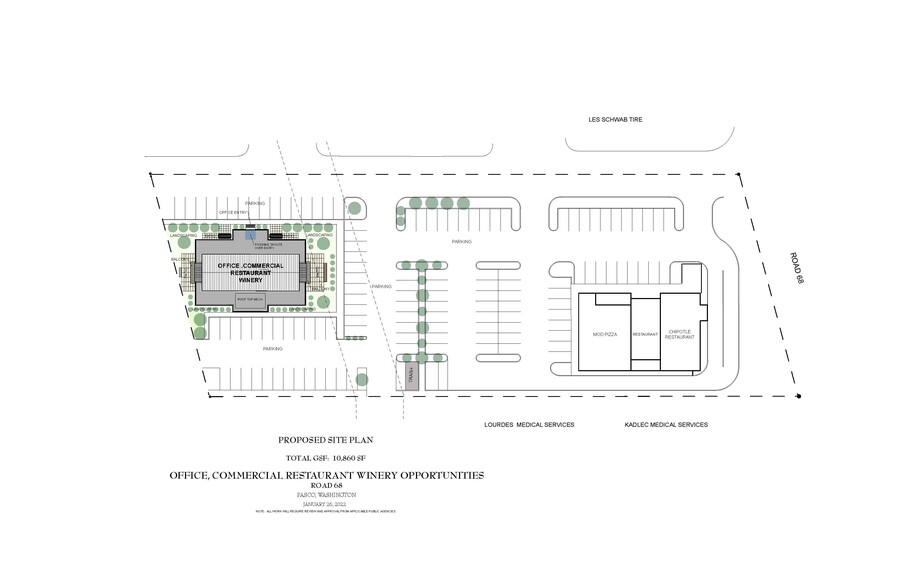 5330 Road 68, Pasco, WA à louer - Plan de site – Image 2 sur 3