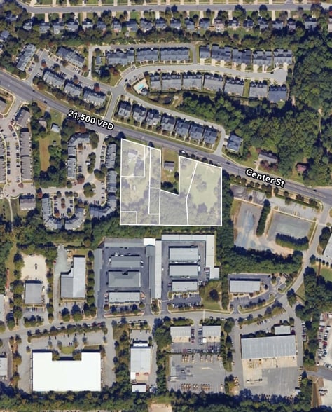 1400 Center St, Apex, NC à vendre - Aérien – Image 2 sur 2