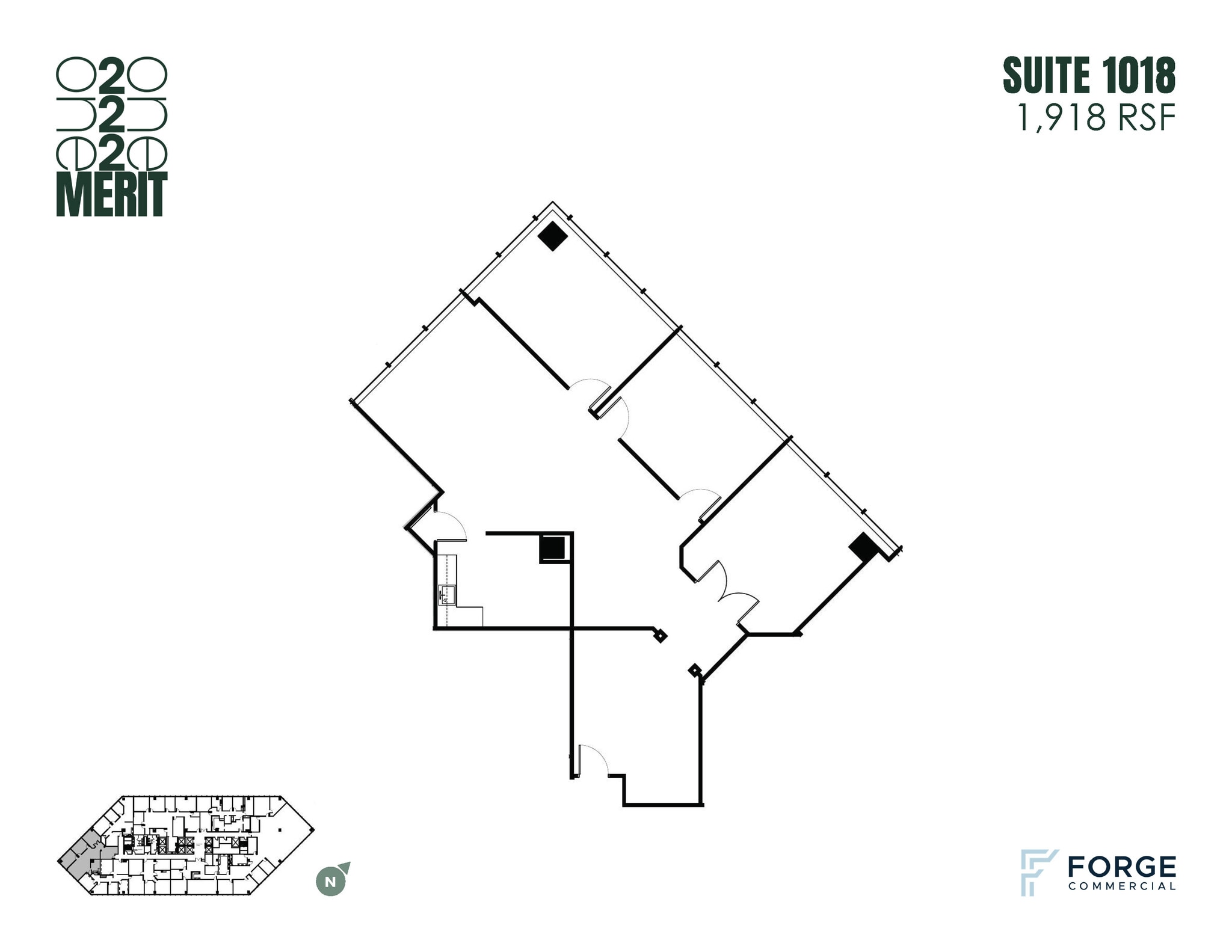 12221 Merit Dr, Dallas, TX à louer Plan d’étage– Image 1 sur 1