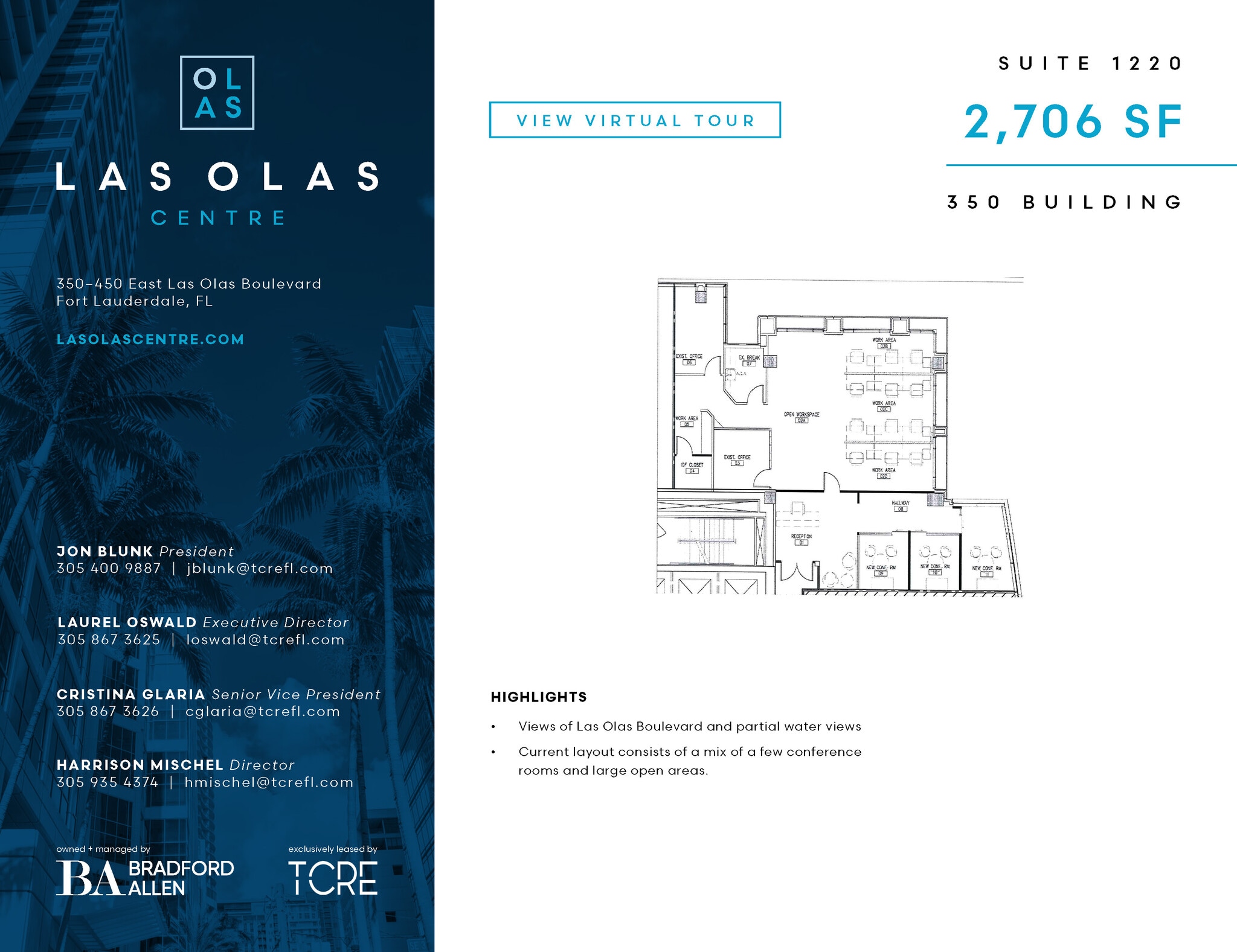 350 E Las Olas Blvd, Fort Lauderdale, FL à louer Plan d’étage– Image 1 sur 1