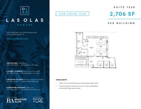 350 E Las Olas Blvd, Fort Lauderdale, FL à louer Plan d’étage– Image 1 sur 1