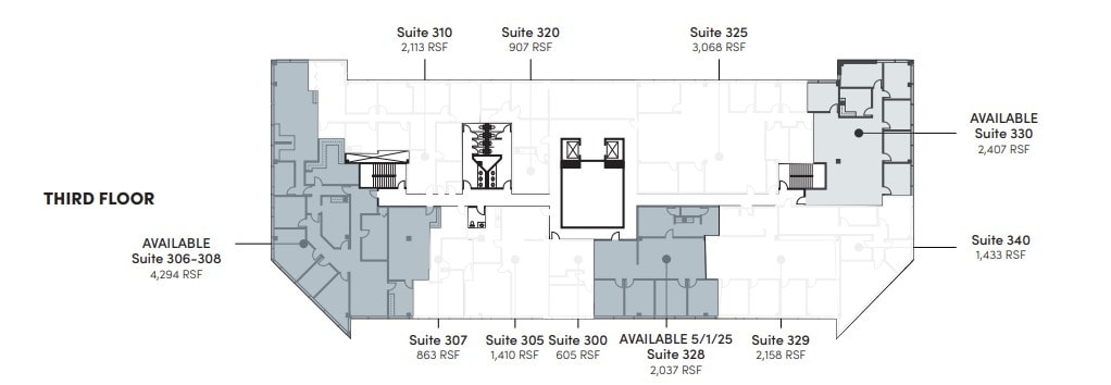 12400 Olive Blvd, Saint Louis, MO à louer Plan d’étage– Image 1 sur 1