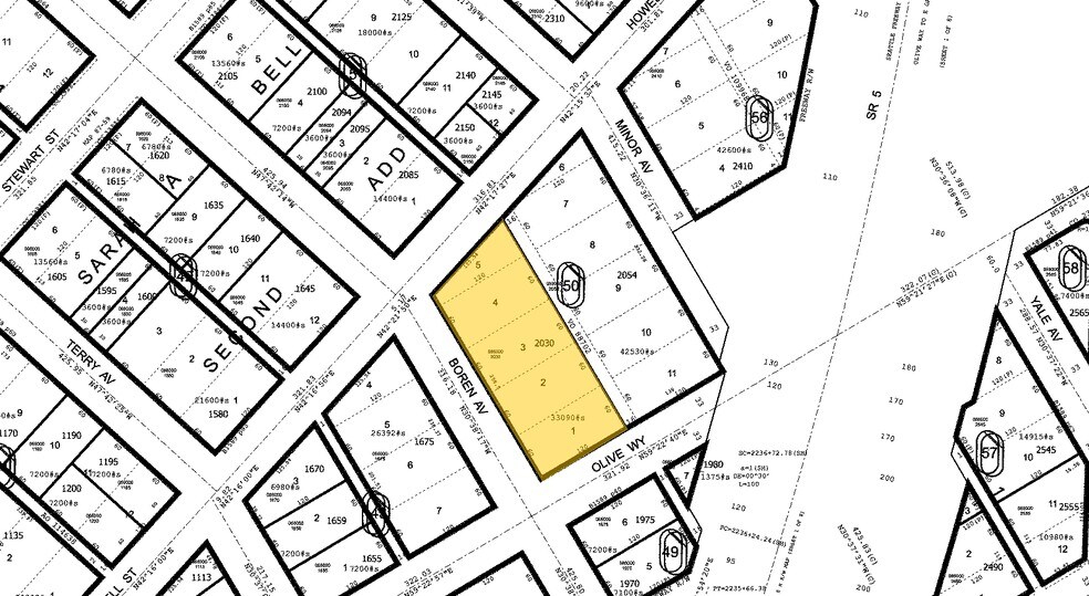 1100 Olive Way, Seattle, WA à vendre - Plan cadastral – Image 2 sur 3
