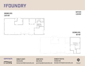 623 S Cedar St, Charlotte, NC à louer Plan d’étage– Image 1 sur 2