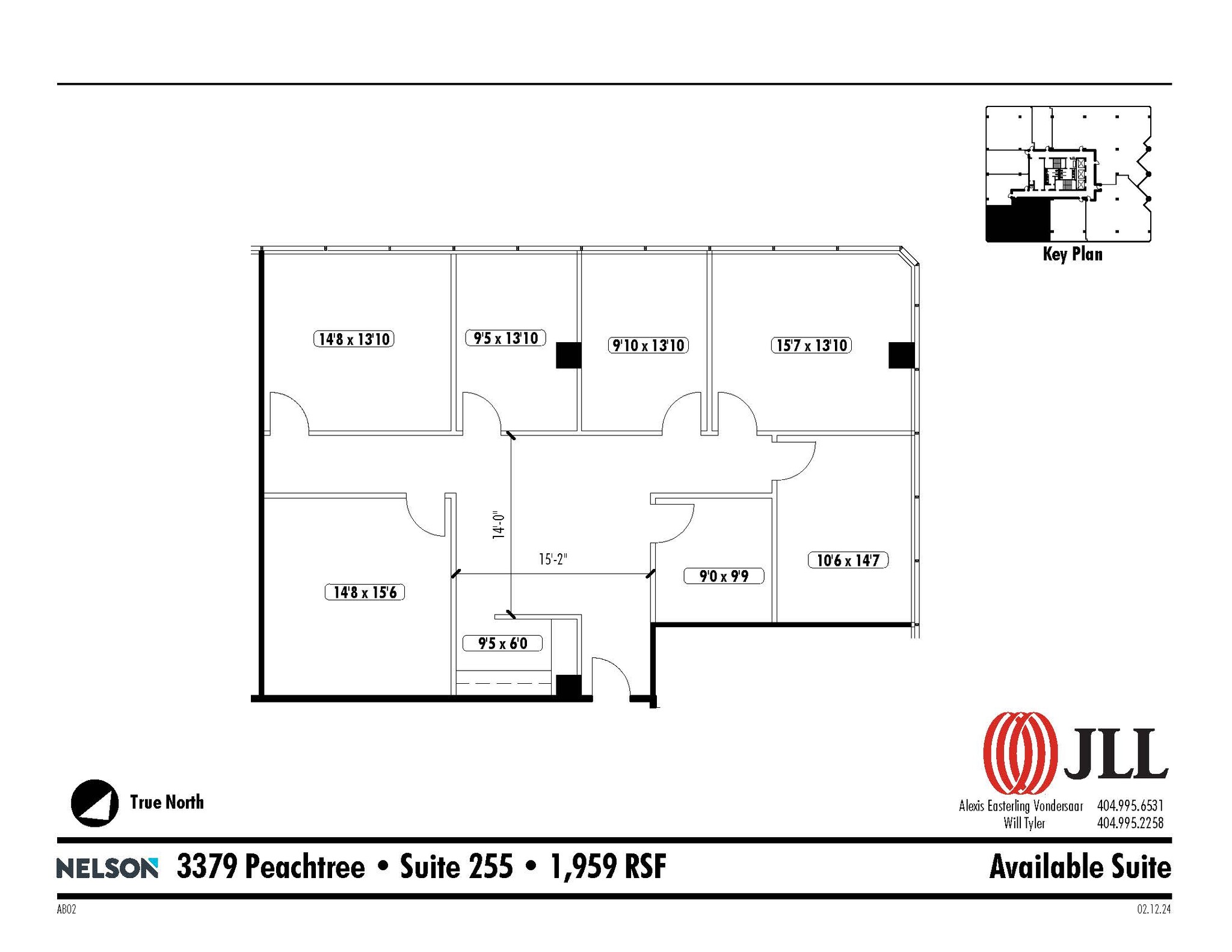 3379 Peachtree Rd NE, Atlanta, GA à louer Plan d’étage– Image 1 sur 1