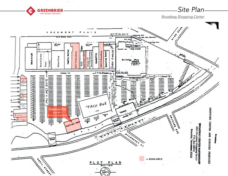 2001 N Broadway St, Knoxville, TN à vendre - Plan d’étage – Image 3 sur 3