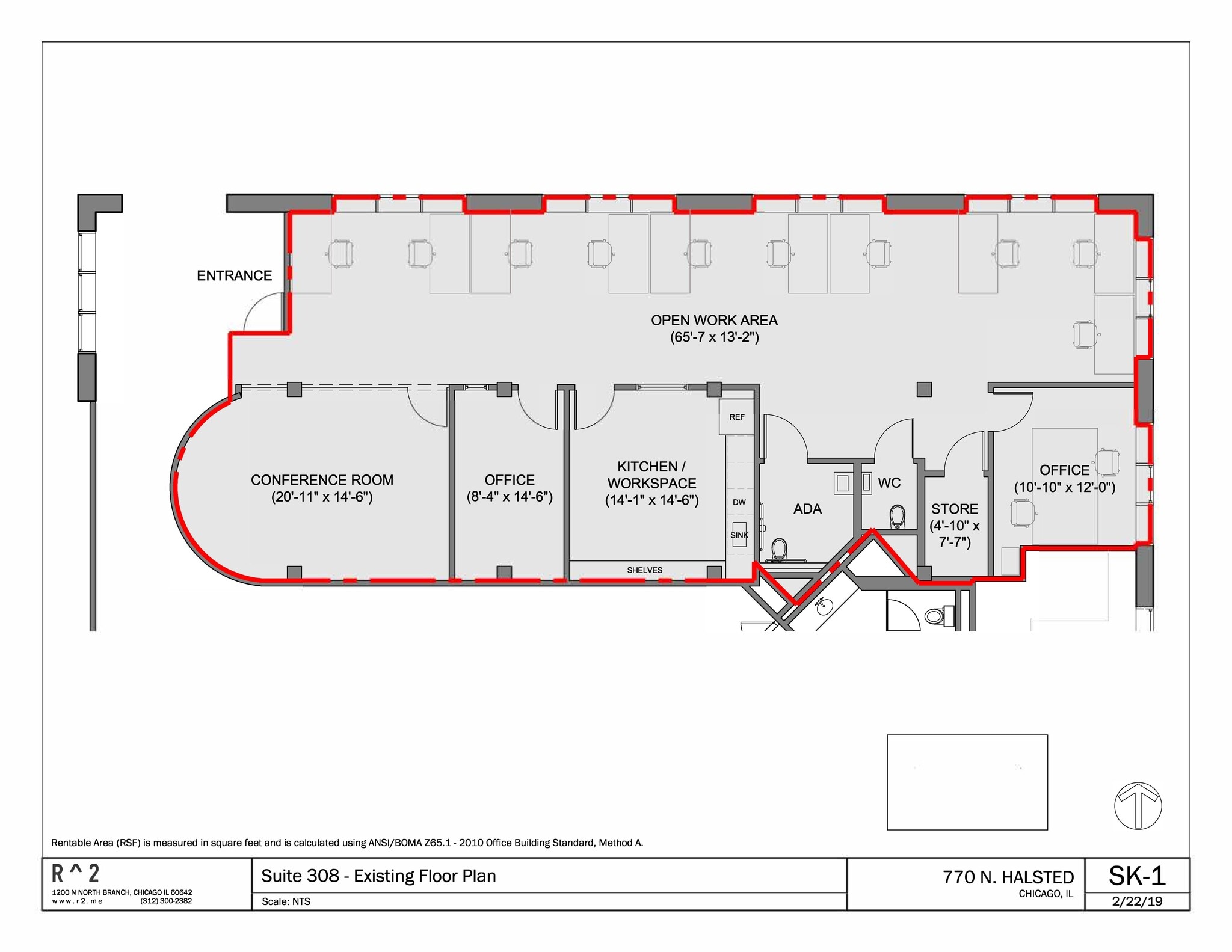 770 N Halsted St, Chicago, IL à louer Plan de site– Image 1 sur 1