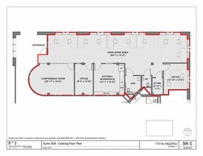 770 N Halsted St, Chicago, IL à louer Plan de site– Image 1 sur 1