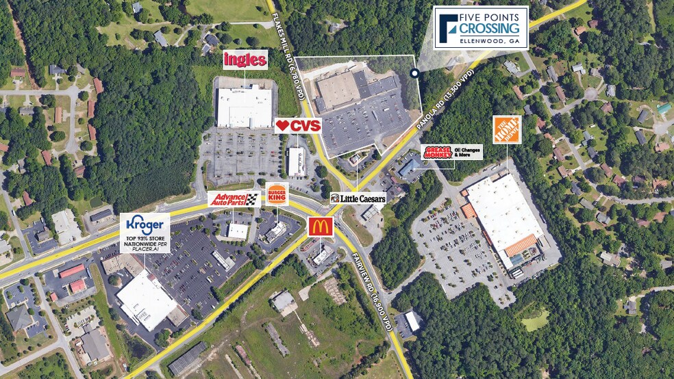 1772-1792 Panola Rd, Ellenwood, GA à vendre - Photo de l’immeuble – Image 3 sur 5