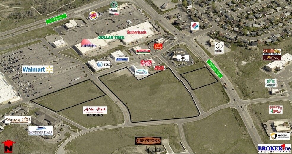 4024 Talon, Casper, WY à vendre - Aérien – Image 2 sur 4