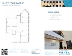 1275 E Butterfield Rd, Wheaton, IL à louer Plan d’étage– Image 1 sur 4