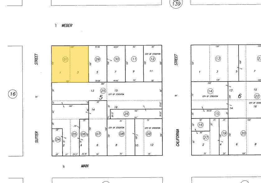 42 N Sutter St, Stockton, CA à louer - Plan cadastral – Image 2 sur 41