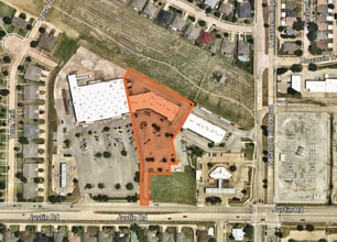 1515 Justin Rd, Lewisville, TX - VUE AÉRIENNE  vue de carte