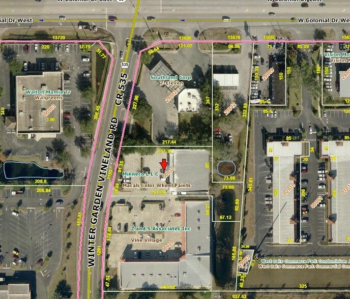 1155 Winter Garden -Vineland Rd, Winter Garden, FL à vendre - Plan cadastral – Image 2 sur 6