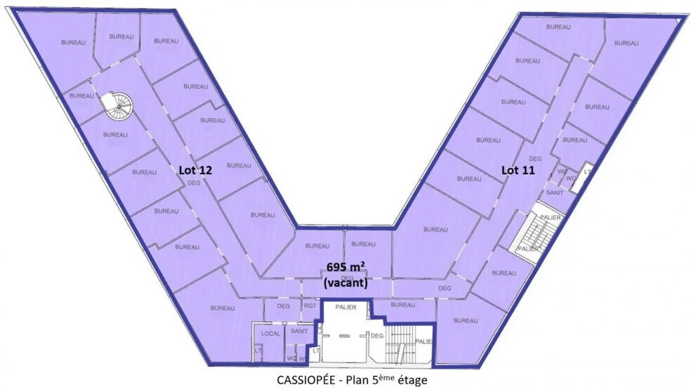 Bureau dans Évry-Courcouronnes à louer - Plan d’étage – Image 3 sur 17