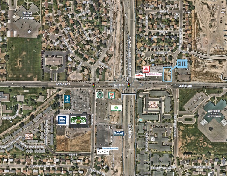 6186 S Prairie View Dr, Taylorsville, UT à vendre - Aérien – Image 2 sur 2