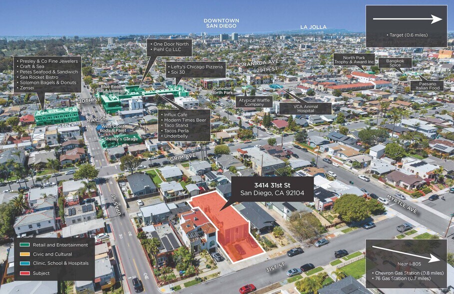 3414 31st St, San Diego, CA à vendre - Photo de l’immeuble – Image 3 sur 3
