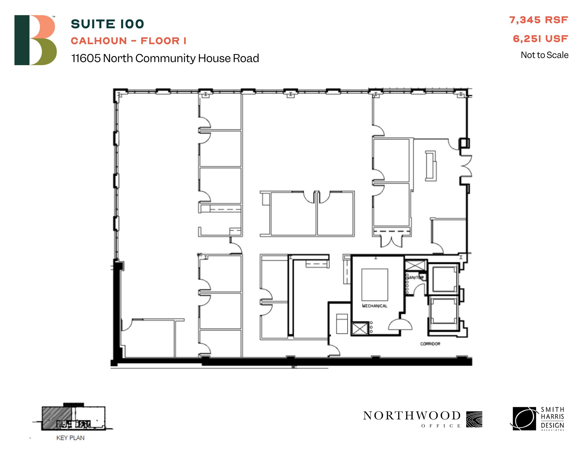 11605 N Community House Rd, Charlotte, NC à louer Plan d’étage– Image 1 sur 1