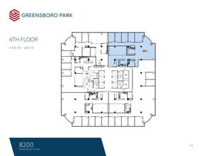 8180-8200 Greensboro Dr, McLean, VA à louer Plan d’étage– Image 1 sur 1