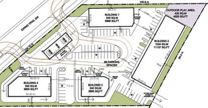3307 Ewing Trail SW, AB, AB à louer Plan de site– Image 2 sur 2