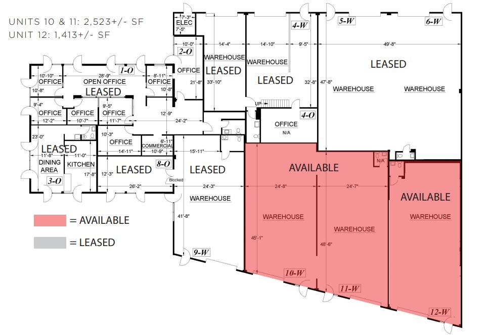 11 Commercial Blvd, Novato, CA à louer Plan d’étage– Image 1 sur 1