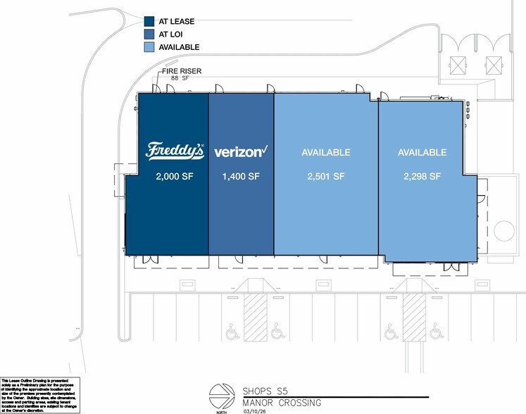 13040 Manor Crossing Blvd, Manor, TX à louer - Plan de site – Image 2 sur 6