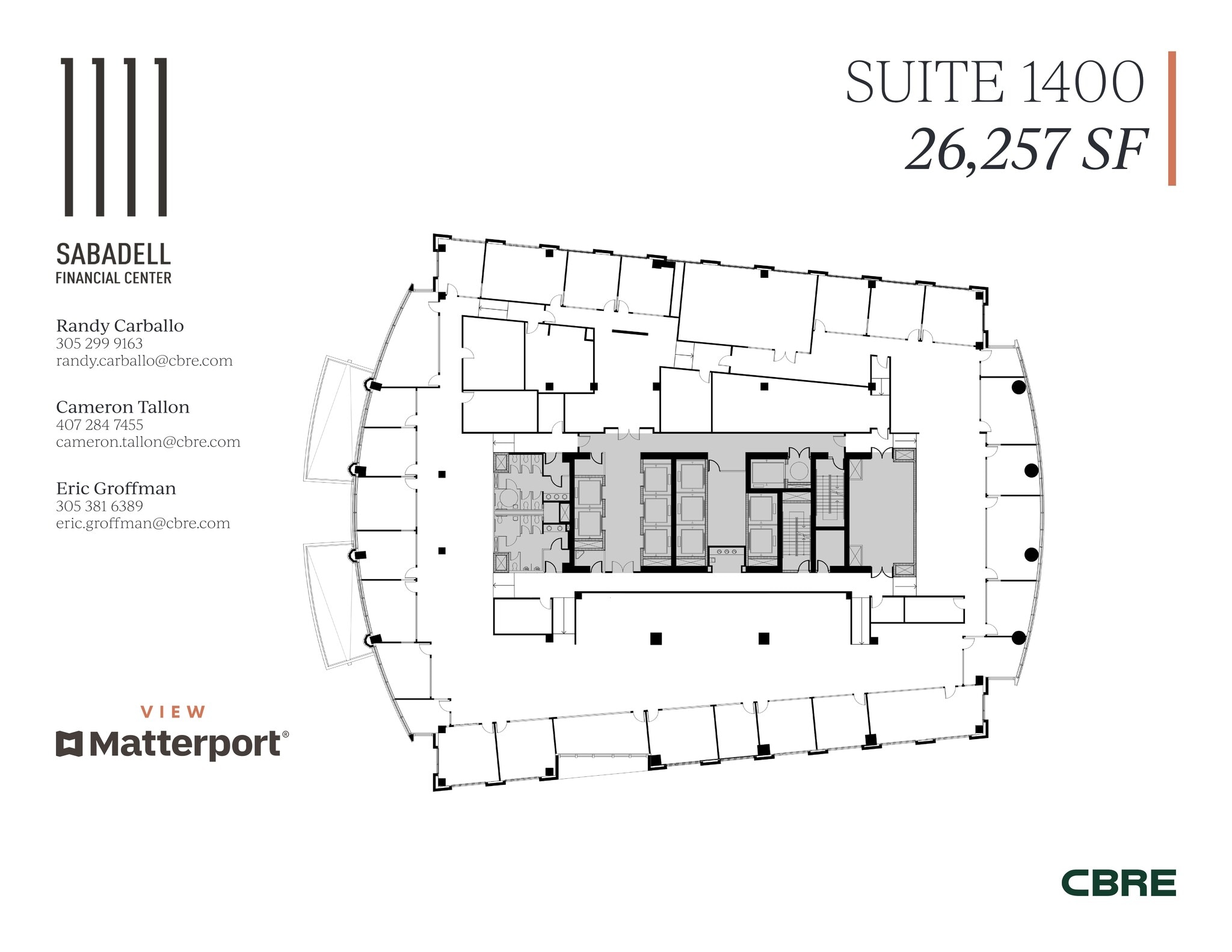 1111 Brickell Ave, Miami, FL à louer Plan de site– Image 1 sur 16