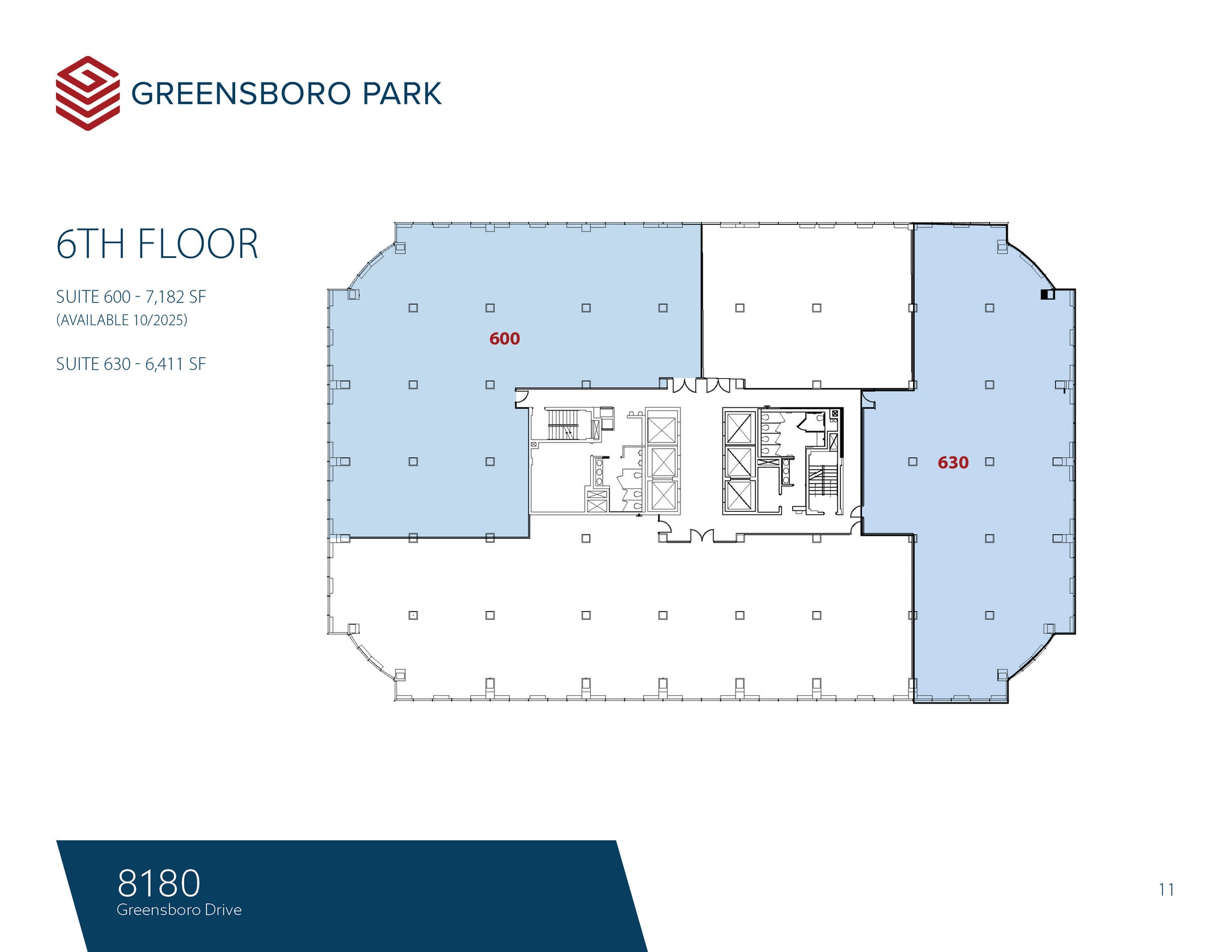8180-8200 Greensboro Dr, McLean, VA à louer Plan d’étage– Image 1 sur 1