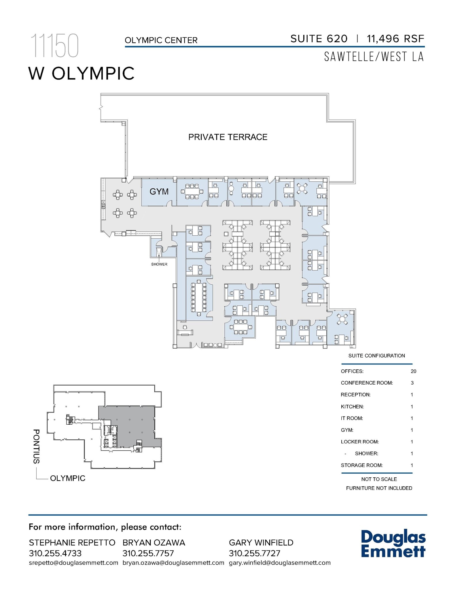 11150 W Olympic Blvd, Los Angeles, CA à louer Plan d’étage– Image 1 sur 1