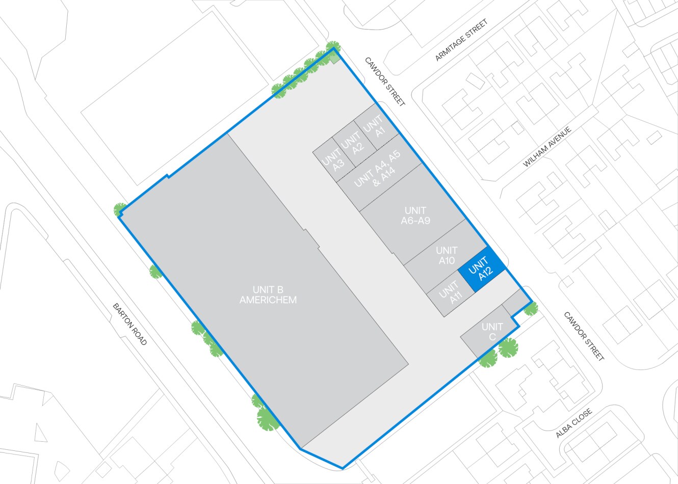 Cawdor St, Manchester à louer Plan de site– Image 1 sur 4