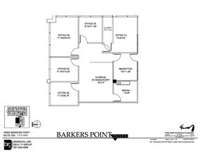 16000 Barkers Point Ln, Houston, TX à louer Plan d’étage– Image 1 sur 1