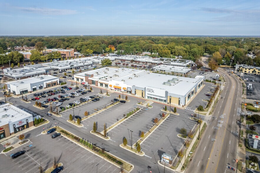 4572 Poplar Ave, Memphis, TN à louer - Aérien – Image 2 sur 7