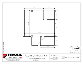 17197 N Laurel Park Dr, Livonia, MI à louer Plan d’étage– Image 1 sur 3