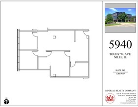 5940 W Touhy Ave, Niles, IL à louer Plan d’étage– Image 1 sur 6