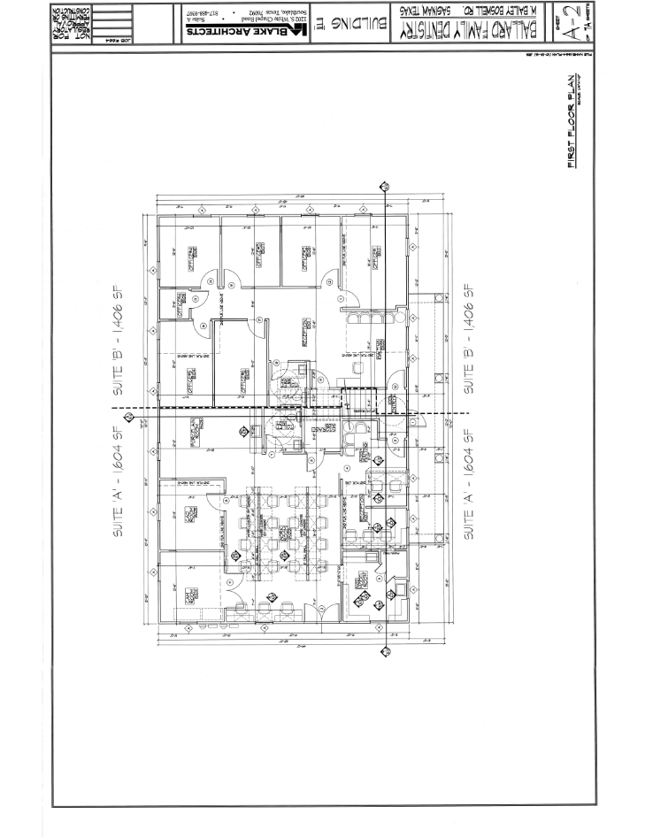 711 W Bailey Boswell Rd, Saginaw, TX à louer Plan d’étage– Image 1 sur 1