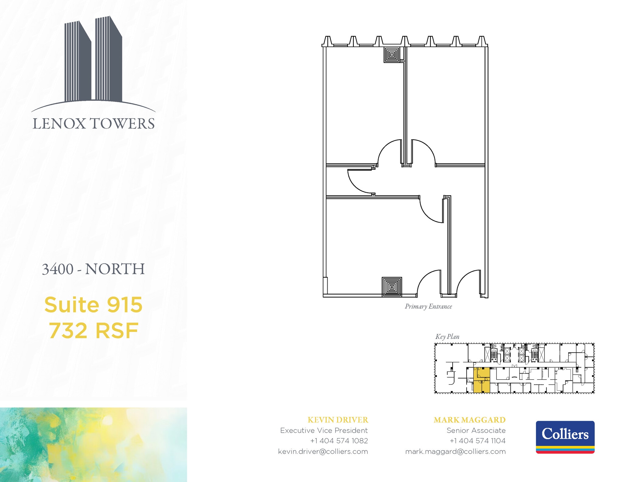 3400 Peachtree Rd NE, Atlanta, GA à louer Plan d’étage– Image 1 sur 1