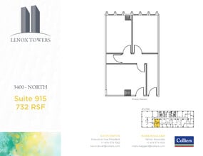 3400 Peachtree Rd NE, Atlanta, GA à louer Plan d’étage– Image 1 sur 1