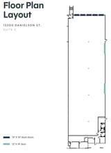 13200 Danielson St, Poway, CA à louer Plan d’étage– Image 1 sur 1
