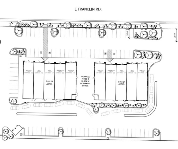 4865 E Franklin Rd, Nampa, ID à louer - Plan de site – Image 2 sur 6